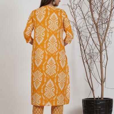 Cotton Visscose Prinetd Kurti with Pant and Dupatta