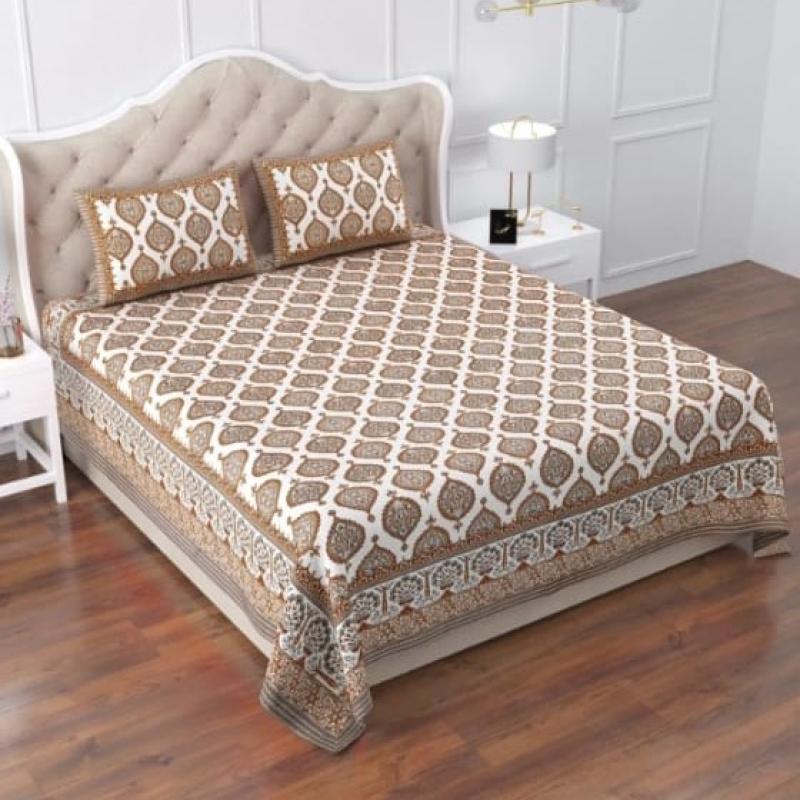 Addey - Cotton Printed Double Bedsheet Stock Lot