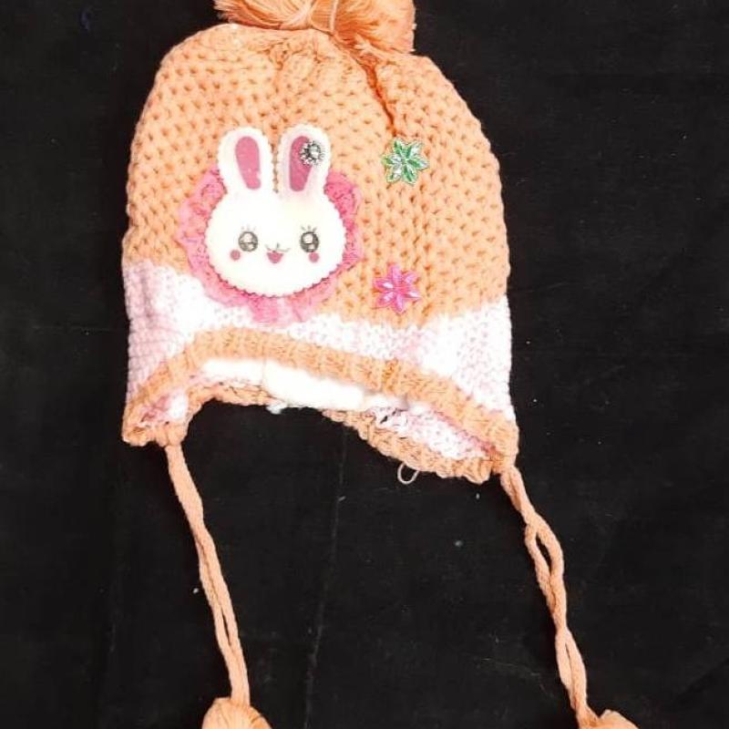 Aaron - Woolen Printed Kid's Cap