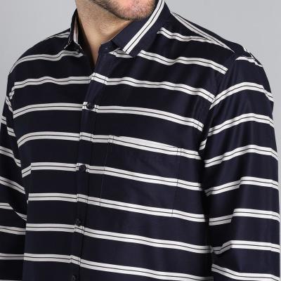 Radha - Cotton Dobby Stripes Mens Shirt