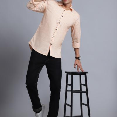 Radha - Casual Stylish Cotton Blend Solid Shirt For Men