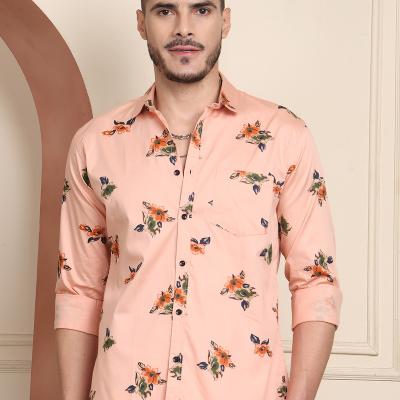 Radha - Cotton Floral Print Shirt for Men