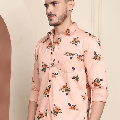 Radha - Cotton Floral Print Shirt for Men