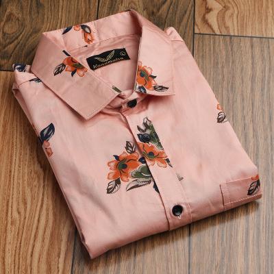 Radha - Cotton Floral Print Shirt for Men