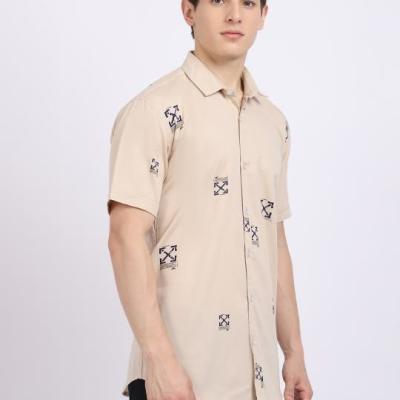 Radha - Cotton Printed Mens Shirt