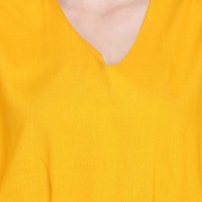 Radha - Rayon Western Solid Women Top