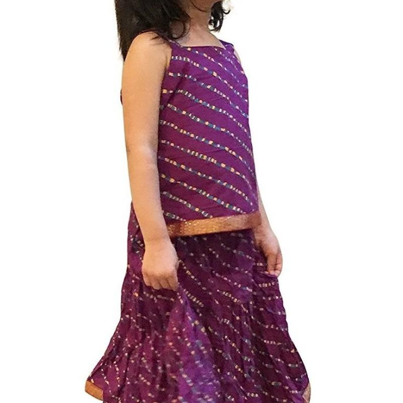 Moni - Cotton Leheriya Lehenga Choli