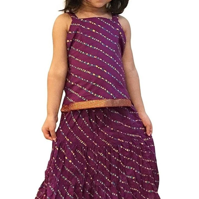Moni - Cotton Leheriya Lehenga Choli