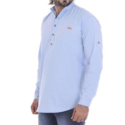 Moni - Cotton Solid Men's Short Kurta