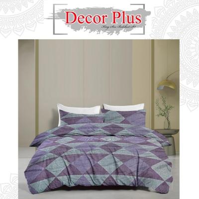 SAMPT - Glaze Cotton Printed 108*108 King Size Bedsheet With 2 Pillow Cover