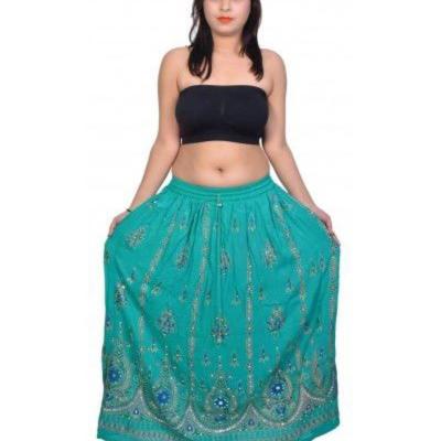 Shilu - Cotton Fabric Womens Designer Skirt